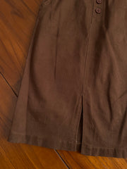 Denim Brown Skirt-Waist 28 to 30