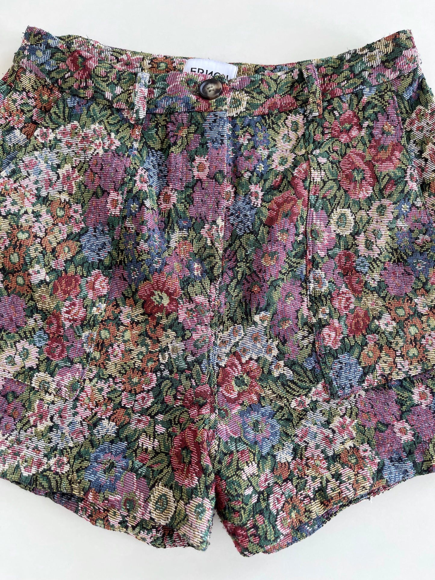 Frnch Jacquard Vintage Shorts-Waist 32