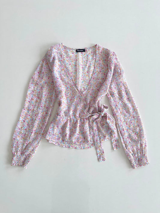 Tally Weijl Sheer Floral Top-Bust 36