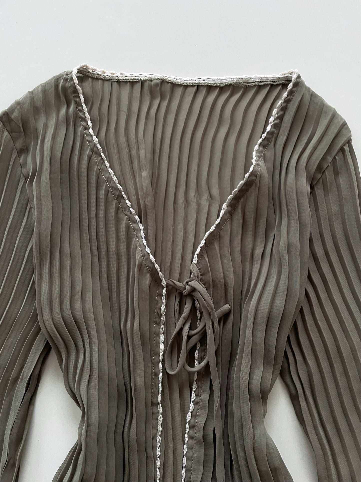 Olive Please Sheer Top-Bust 40 to 42