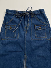Long Denim Skirt-Waist 30