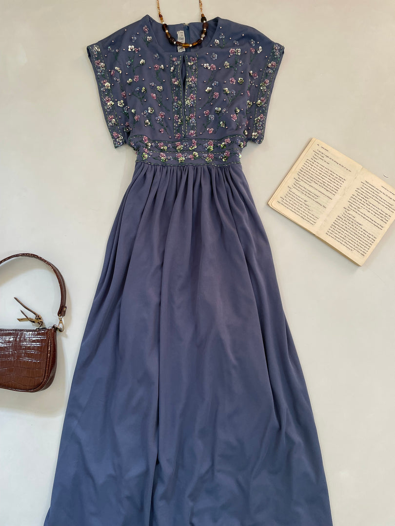 Dauphin Embroidered Dress-Bust 30