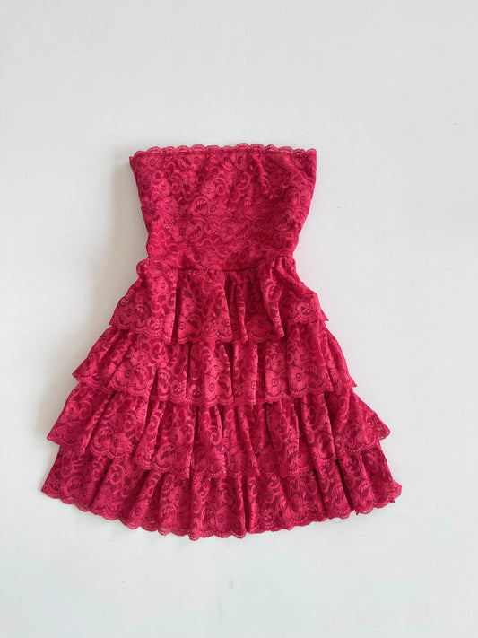 Kikiriki Lacy Tube Vintage Dress-Bust 30 to 32