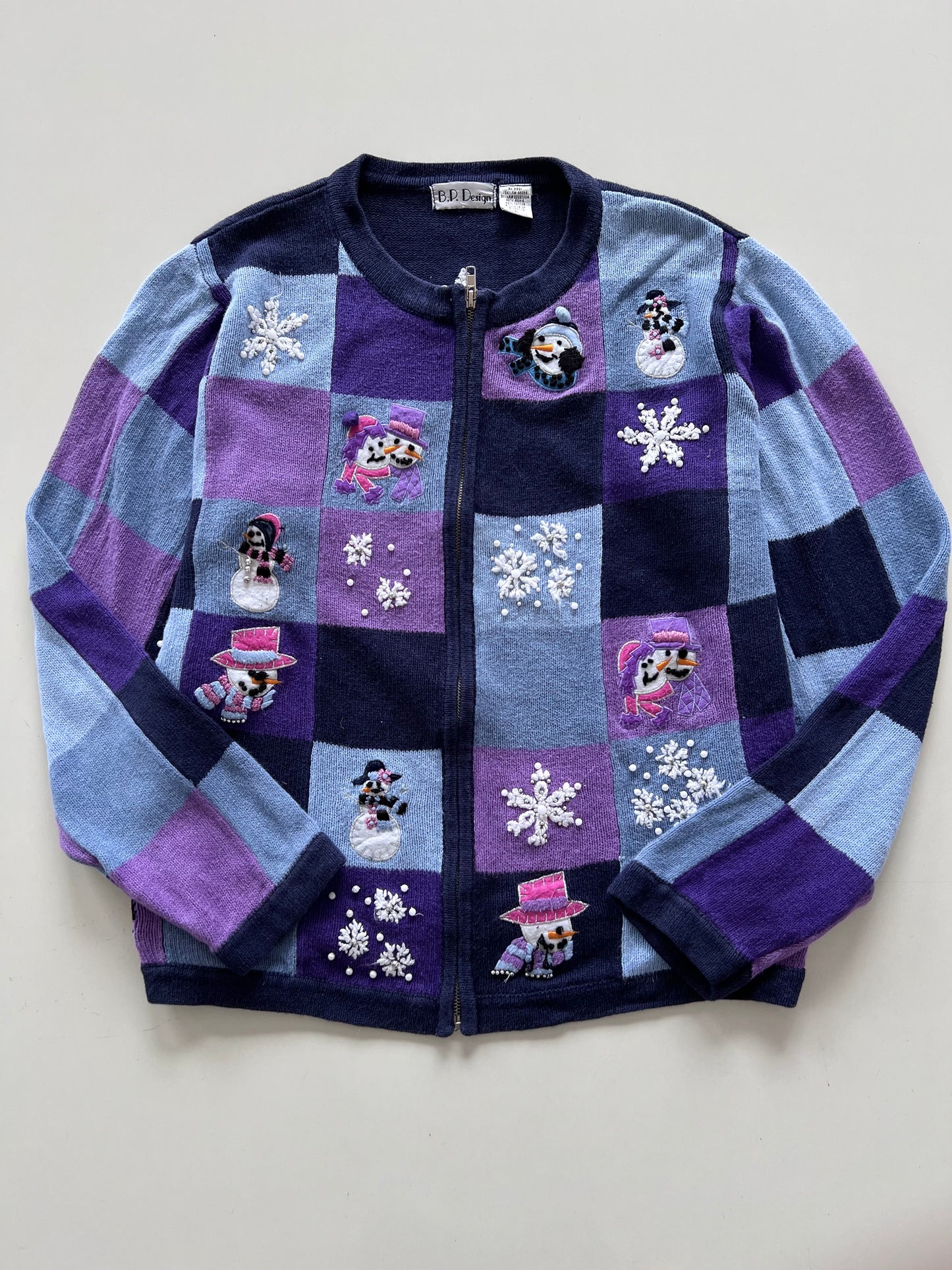 B.P. Design Christmas Zipper -Bust 50