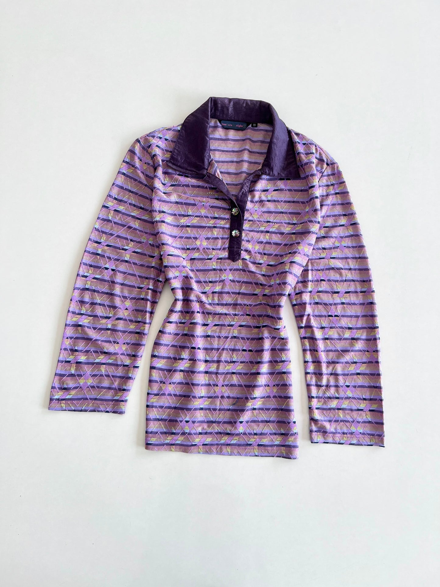 Purple Vintage Top-Bust 42 to 44