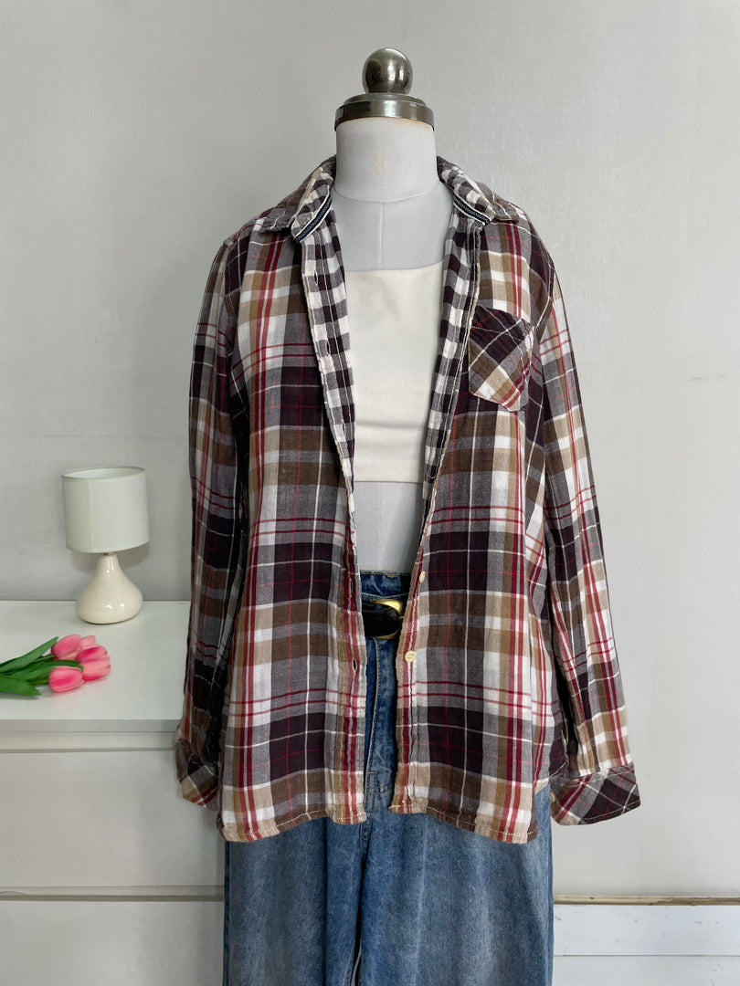 Plaid Shirt - Bust 36