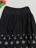 Load image into Gallery viewer, Notations Embroidered Skirt-Waist 34
