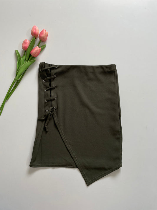 BOOHOO DRAWSTRINGS SKIRT - WAIST 28 TO 30