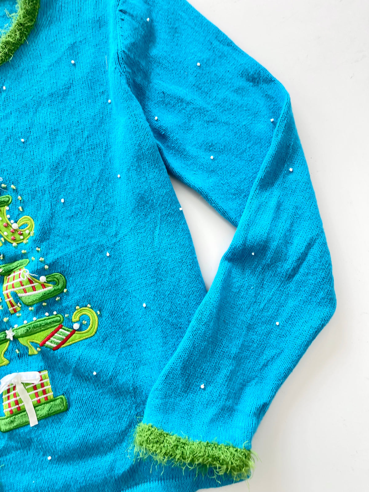 Mandal Bay Embroidered Christmas Sweater-Bust 42