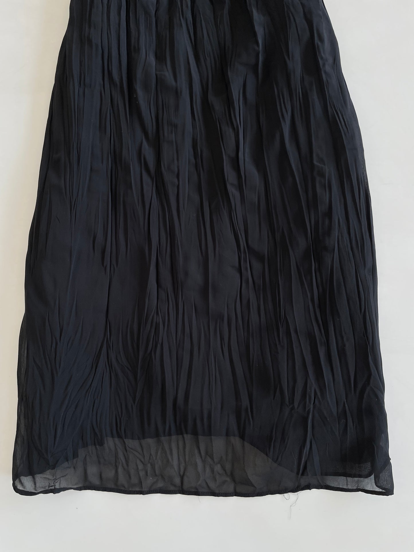 Solid Black Prairie Skirt-Waist 30 to 34