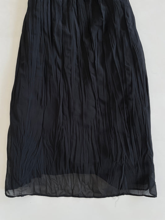 Solid Black Prairie Skirt-Waist 30 to 34