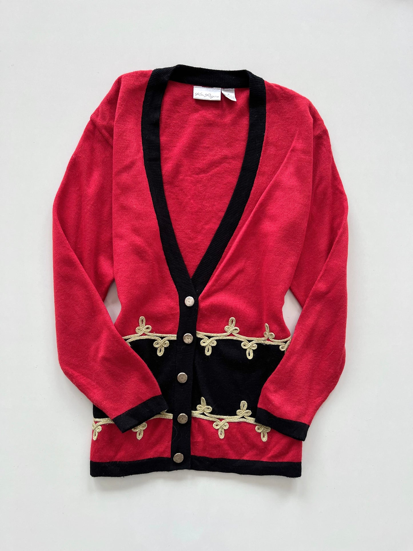 Kim Rogers Embroidered Sweater-Bust 46