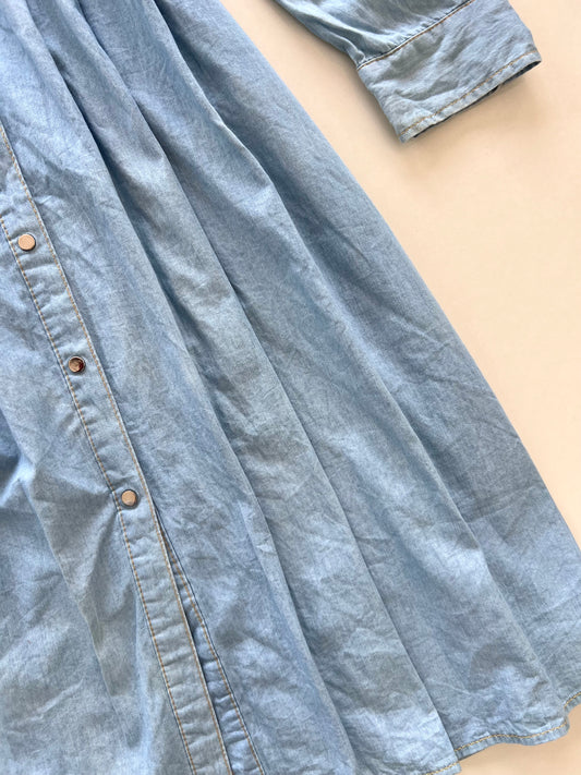 4 CUS Denim Dress-Bust 38