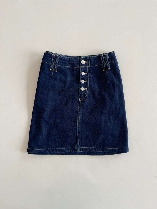 Vintage Denim Skirt-Waist 30
