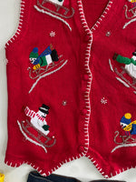 Load image into Gallery viewer, Victoria Jones Christmas Sweater Vest-Bust 46
