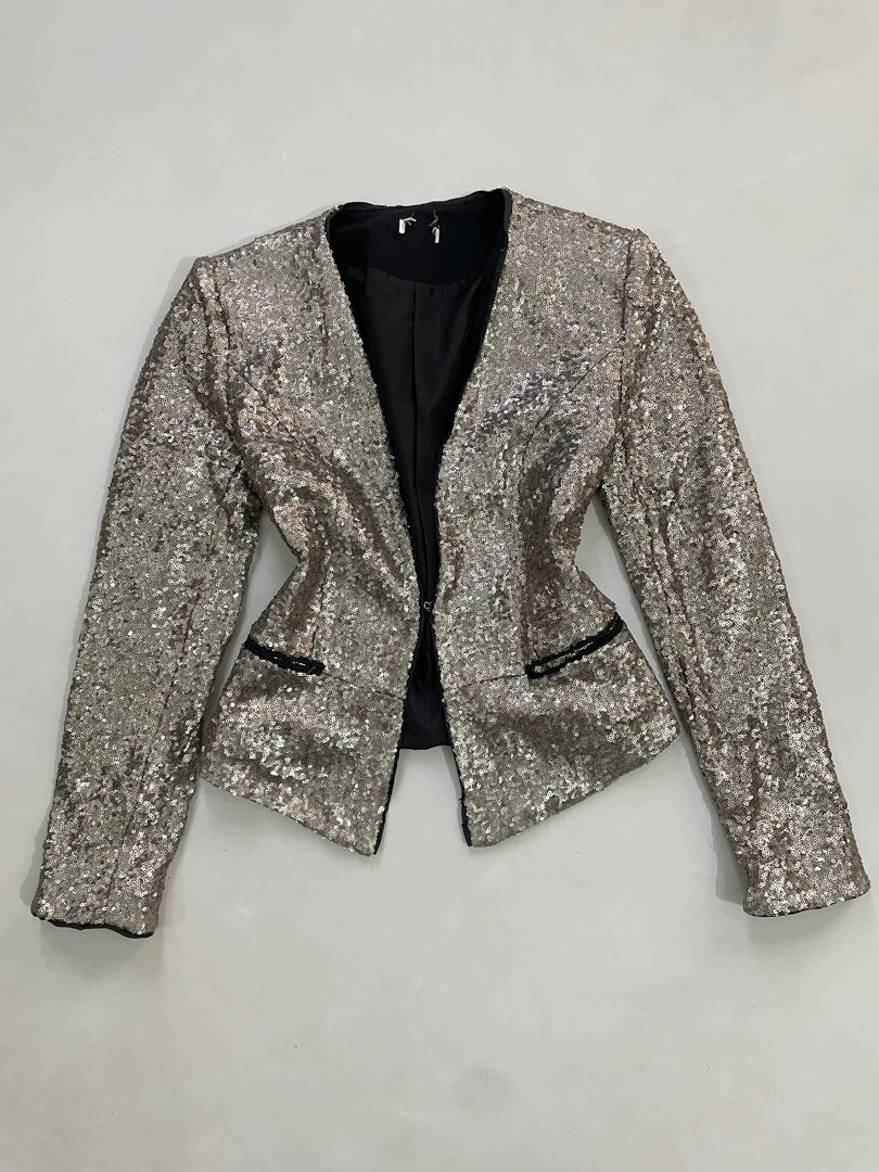Sequin Blazer-Bust 36