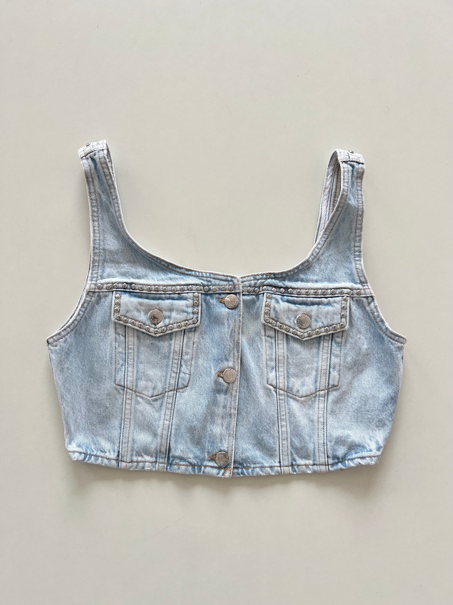 Pull&Bear Denim Top-Bust 36