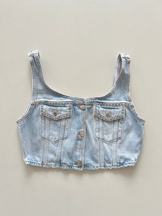 Pull&Bear Denim Top-Bust 36