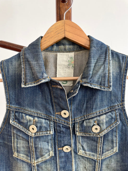 Denim Vest-Chest 34
