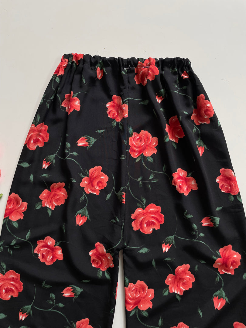 BLACK ROSE PANTS - WAIST 26 TO 30