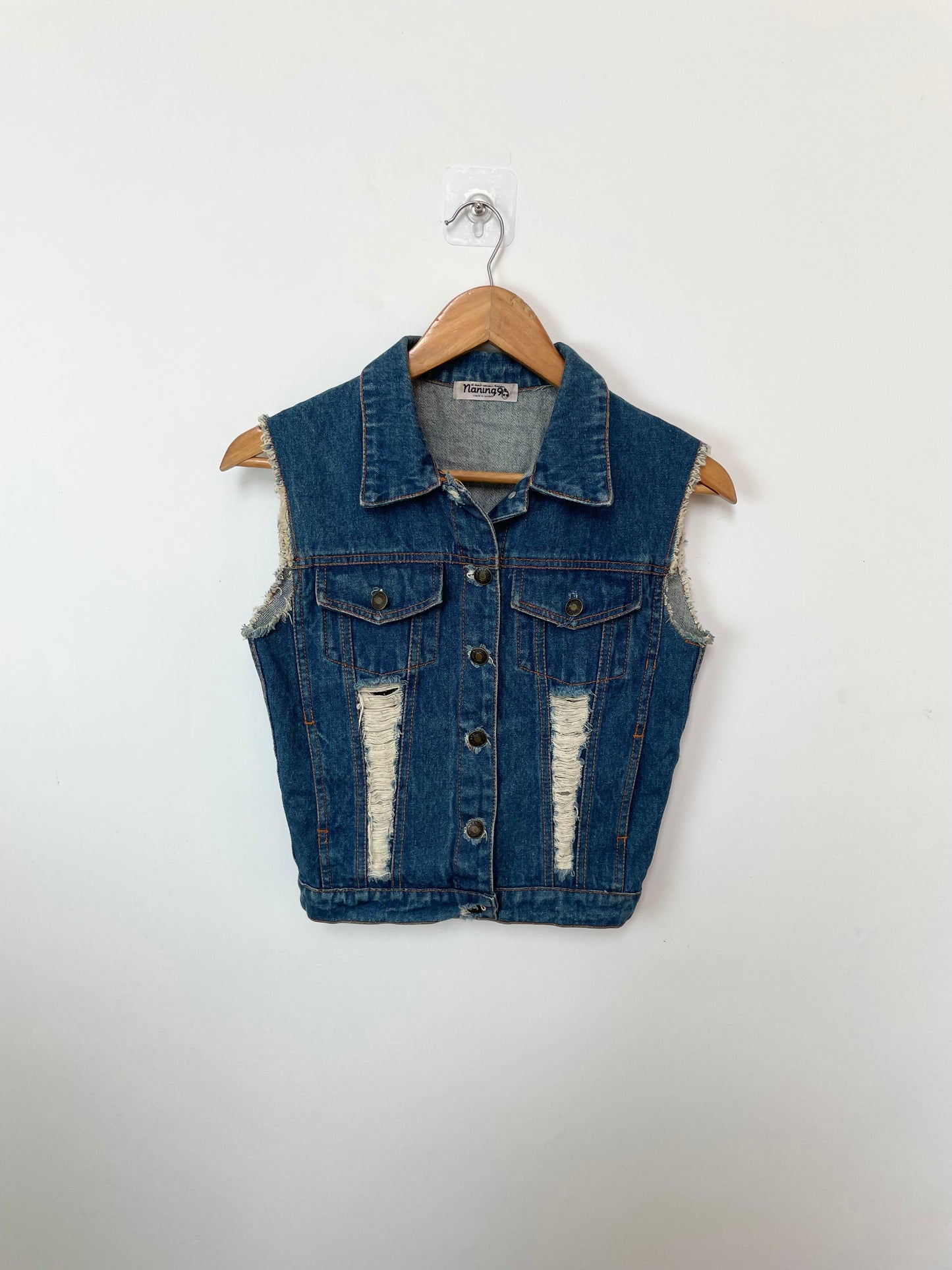 Naning Denim Vest-Bust 32