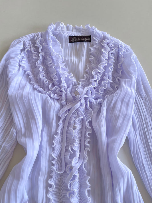 Duohui Fushi Sheer Top-Bust 44