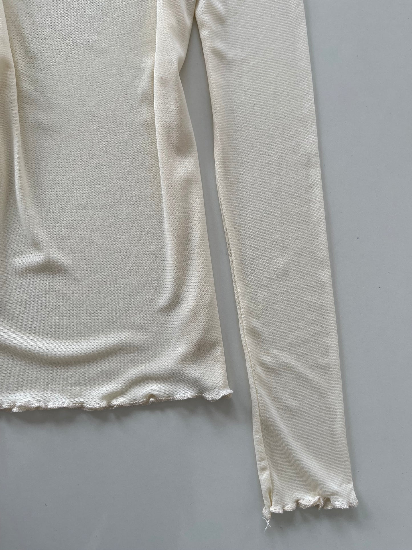 Creamy Sheer Top-Bust 34 to 36