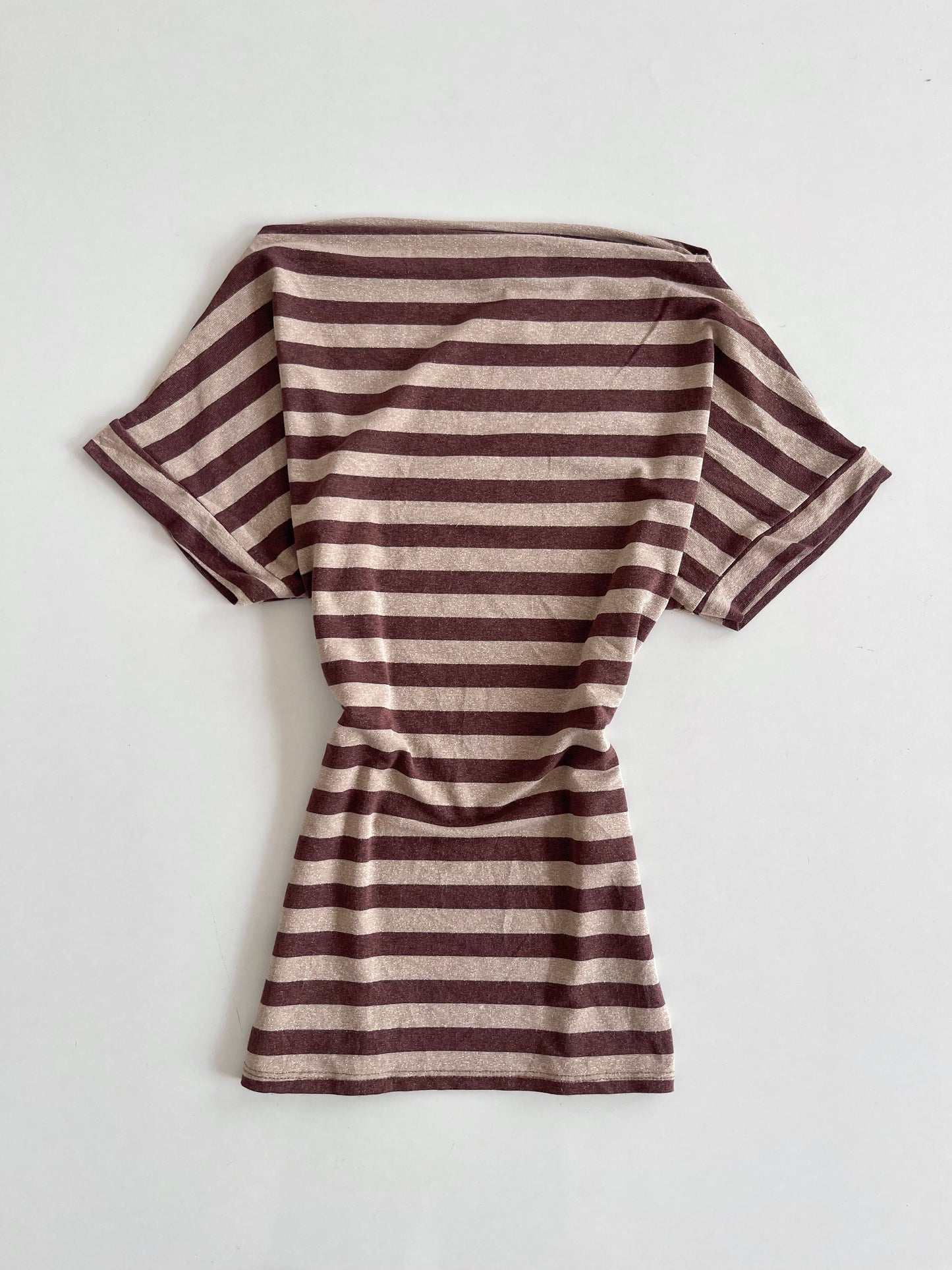 Boat Neck Shimmer Top-Bust 40 to 42