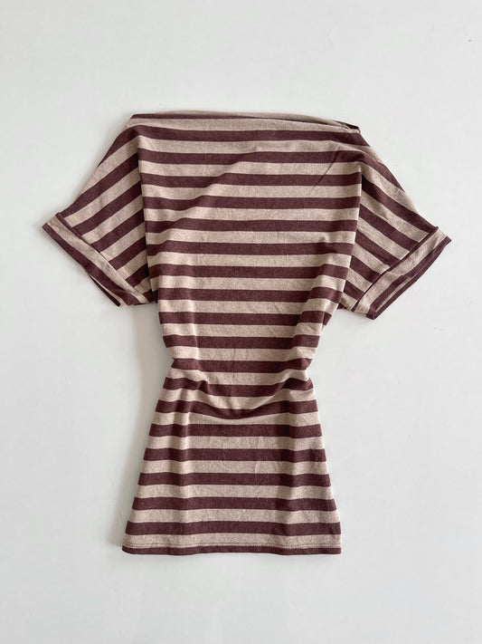 Boat Neck Shimmer Top-Bust 40 to 42