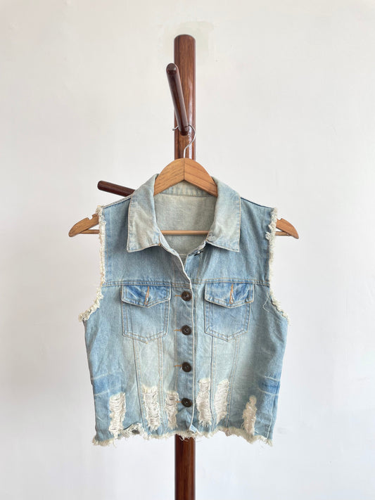 Denim Vest-Chest 32