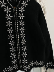 Annex 100% Wool Embroidered Vintage Sweater-Bust 40