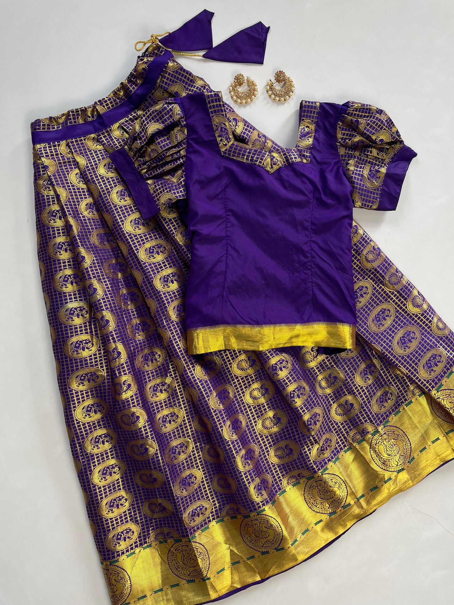 Lehenga Choli Set-Bust 34 Waist 22 to 32