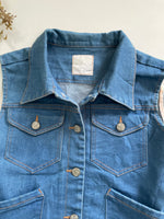 Load image into Gallery viewer, Denim Vest-Bust 36