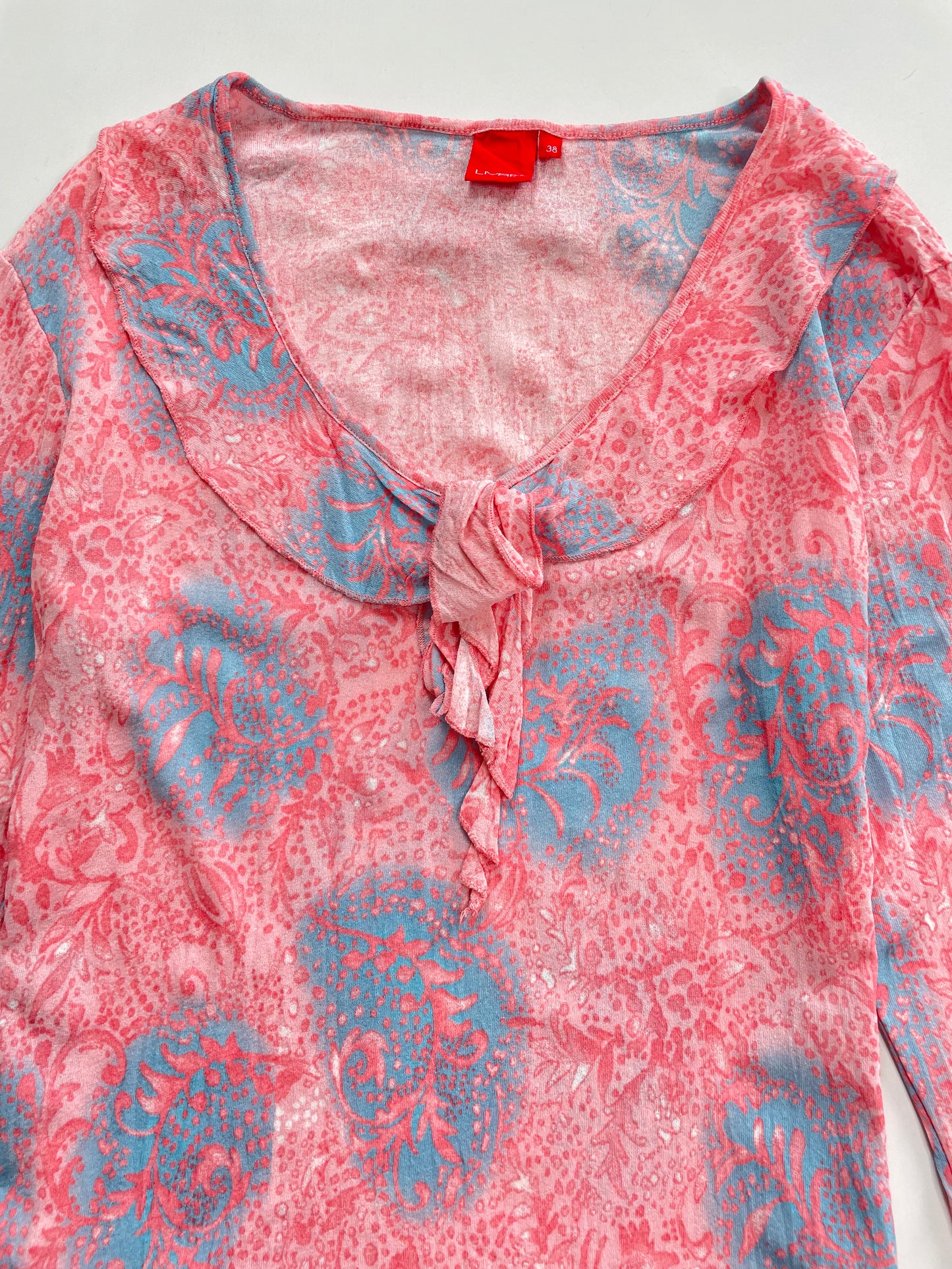 Ruffle Vintage Top-Bust 34 to 36