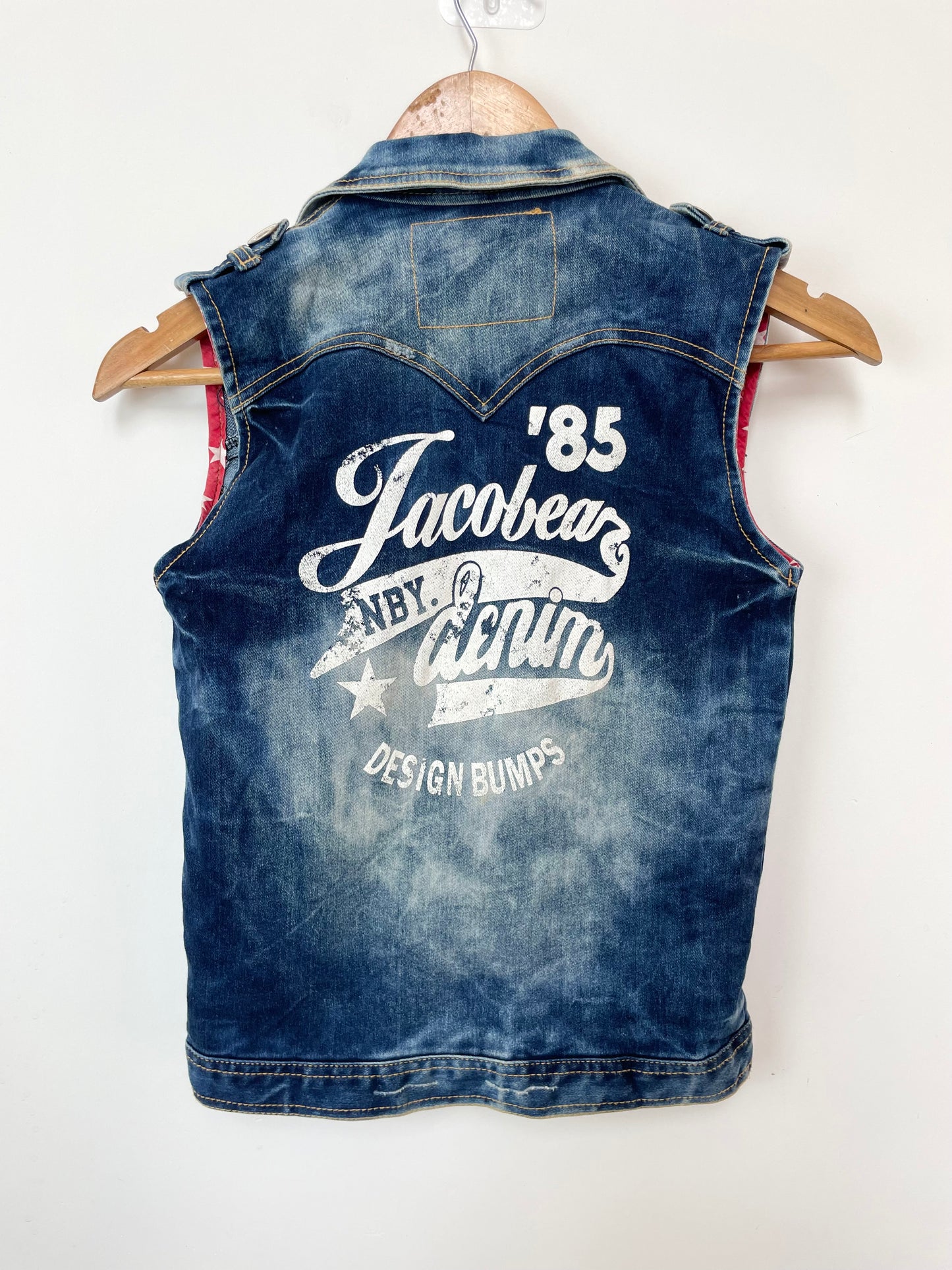Denim Vest-Bust 30