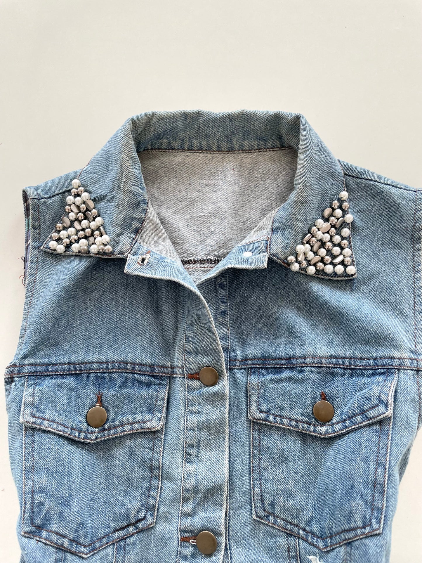Denim Vest-Chest 38