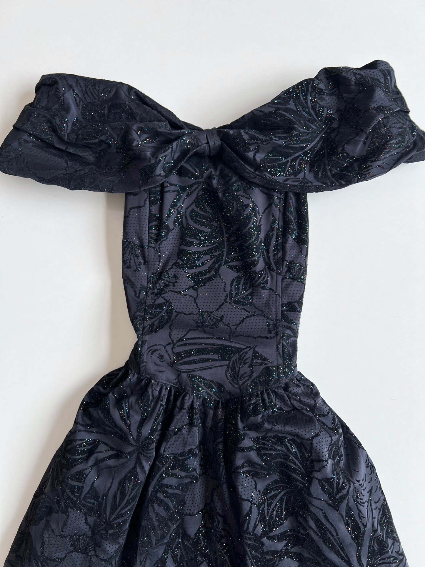 Vintage Goth Corset Dress-Bust 34 to 36