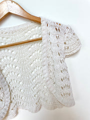 Sheer Crochet Shrug-Bust 28 to 30