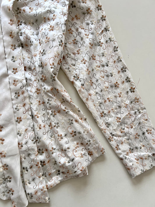 Vintage Embroidered Top-Bust 34