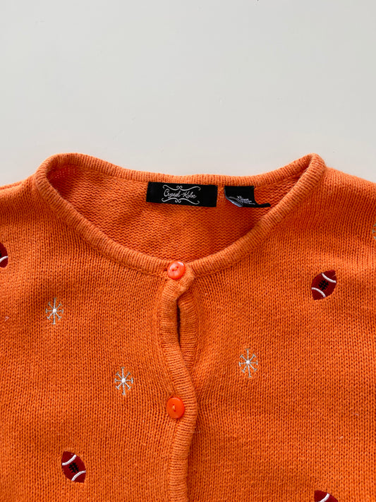 Crystal Kobe Christmas Embroidered Cardigan Sweater-Bust 46