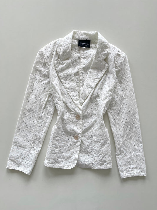 Erisetch Eyelet Blazer-Bust 38