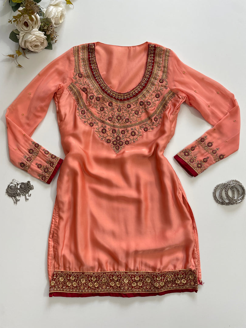 Embroidered Kurti-Bust 36