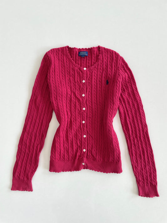 Ralph Lauren 100% Cotton Vintage Cardigan-Bust 34 to 36