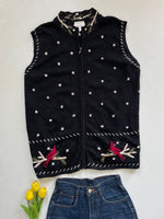 Load image into Gallery viewer, Christopher &amp; Banks Hand Embroidered Sweater Vest-Bust 54
