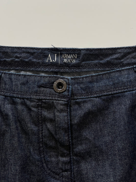 Armani Jeans Vintage Denim Skirt-Waist 36