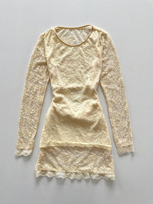 Lace Vintage Dress-Bust 32 to 34