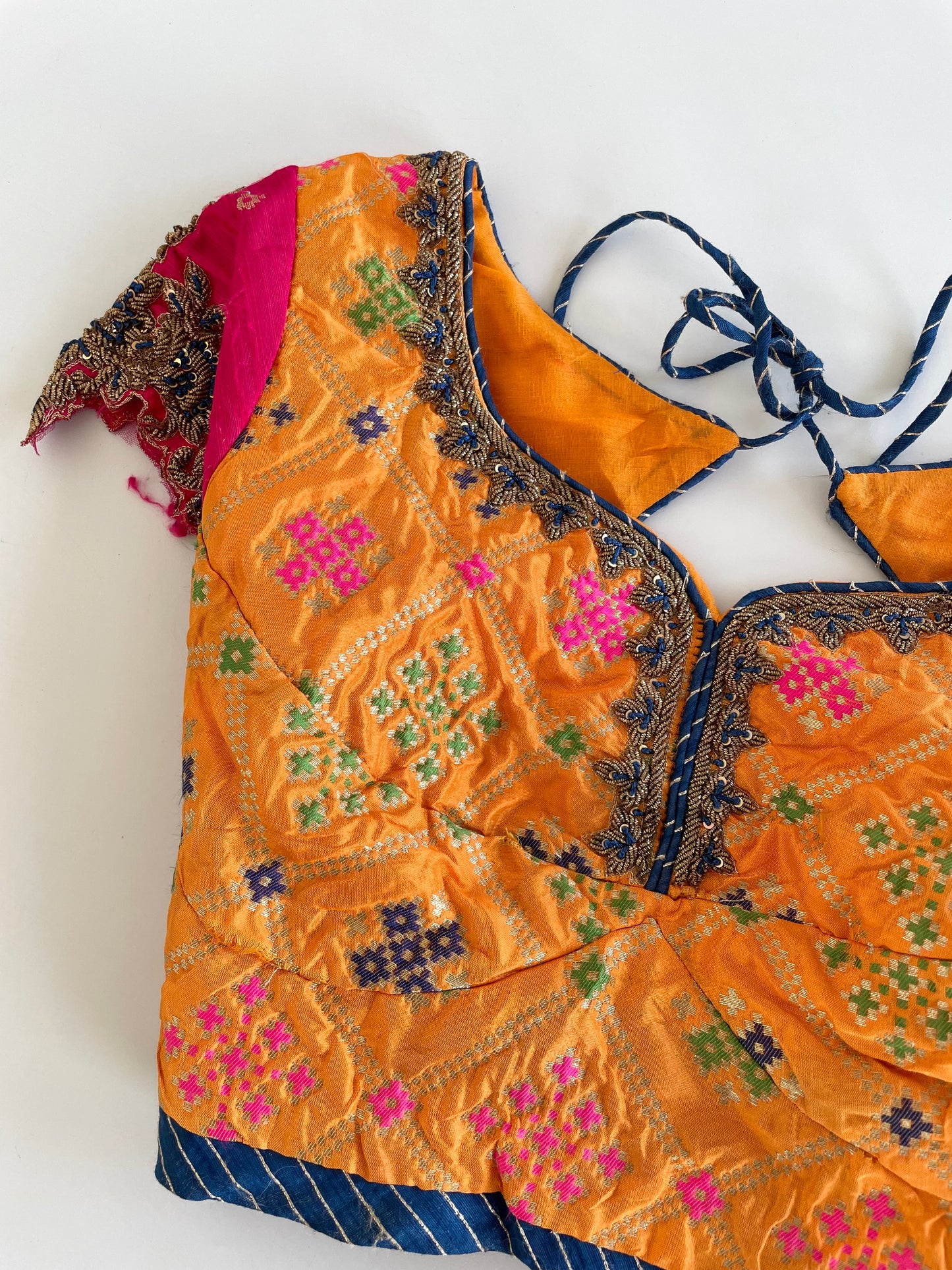 Embroidered Desi Top-Bust 36