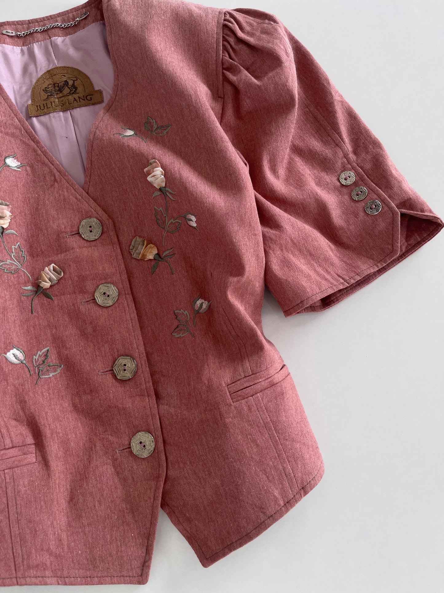 Julius Lang Embroidered Vintage Blazer-Bust 42