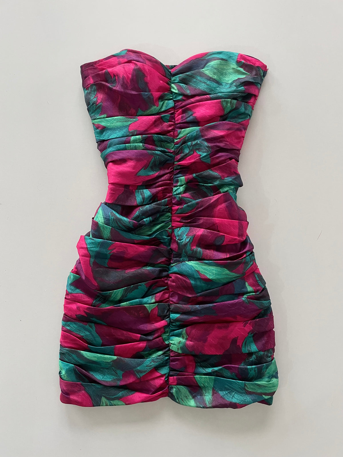 Floral Vintage Tube Dress-Bust 30