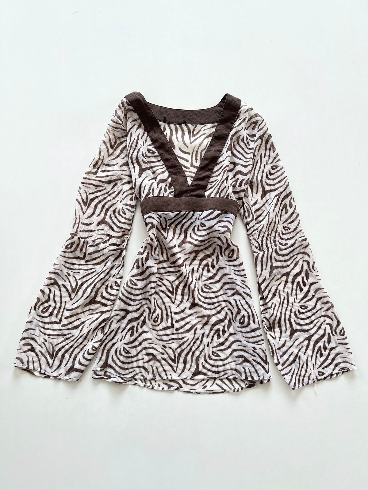Y2k Sheer Top-Bust 36
